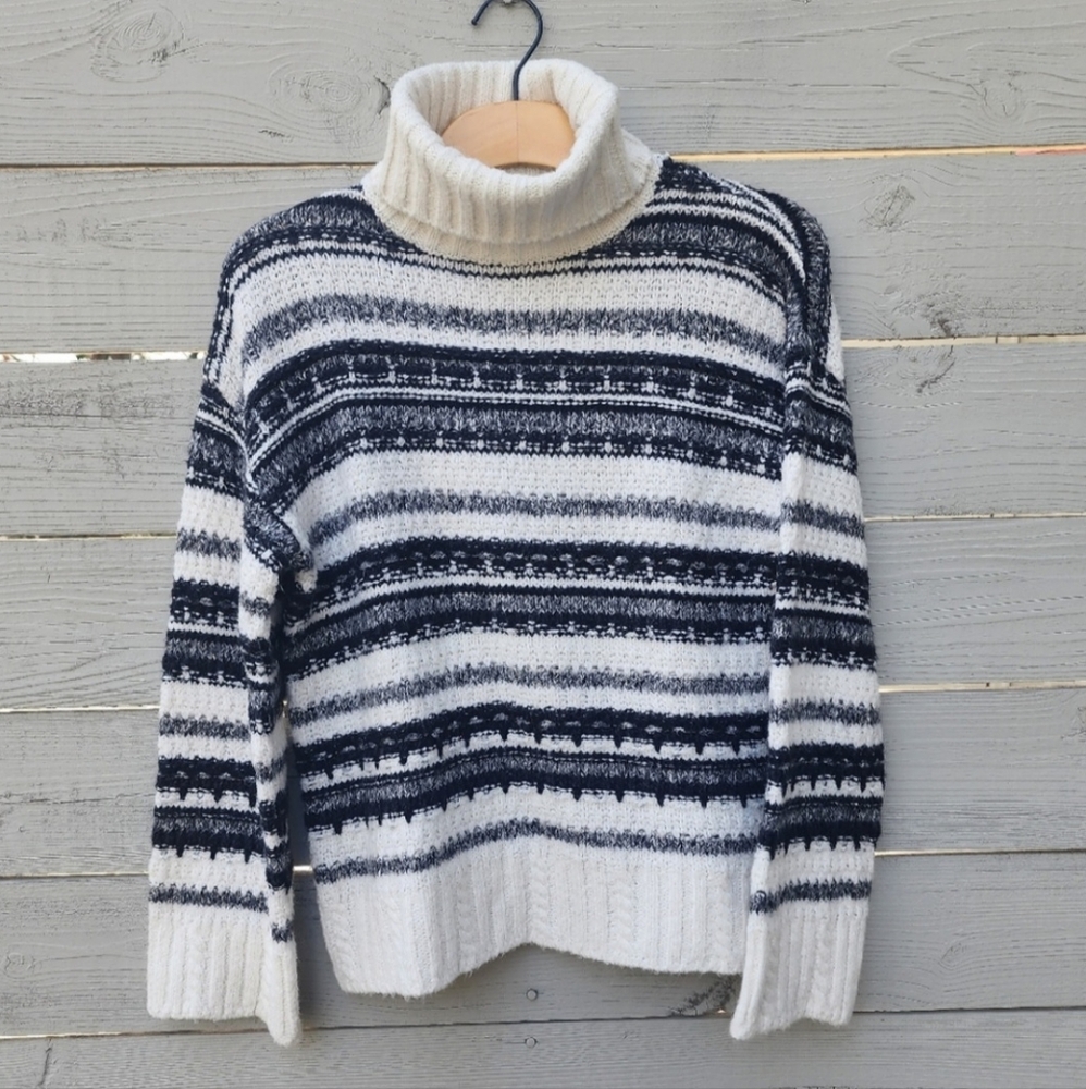 Line The Label Oversized Slouchy Turtleneck Sweater